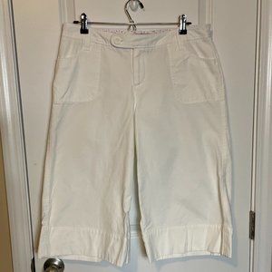 Duck Head White Cotton Khaki Bermuda Shorts